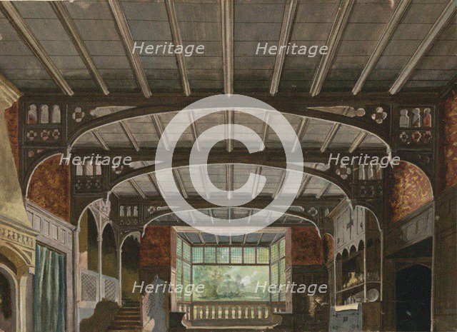 Set design for the Opera Falstaff by Giuseppe Verdi, Mariinsky Theatre in Saint Petersburg, 29.01.18