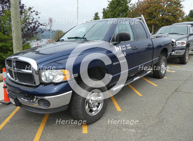 Dodge Ram 2500 Canadian Coastguard truck 2018. Creator: Unknown.