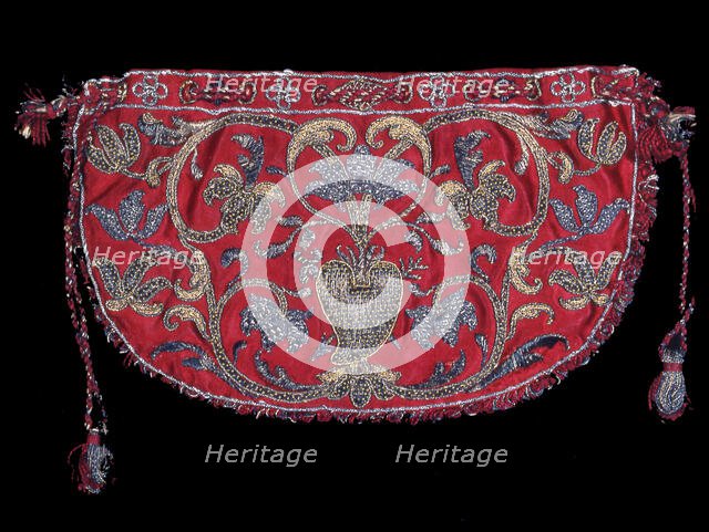 Bag, England, 17th century. Creator: Unknown.