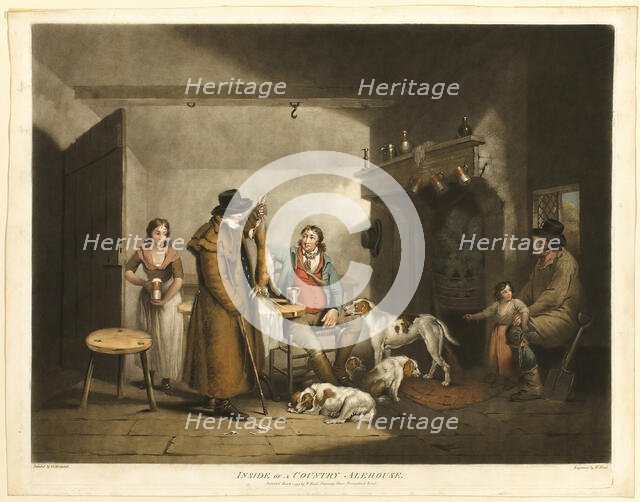 Inside of a Country Alehouse, published March 1, 1797. Creator: William Ward.