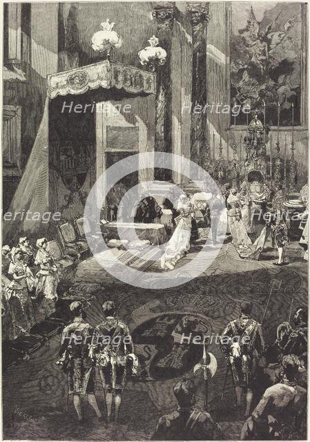 La Naissance d'une Enfante, 1882. Creator: Daniel Urrabieta Vierge.