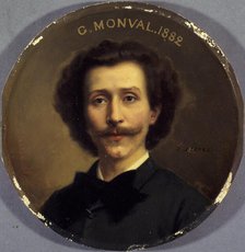 Portrait of Georges Monoval (1845-1910), archivist-librarian of the Comedie-Francaise, c1883. Creator: Daniel Berard.