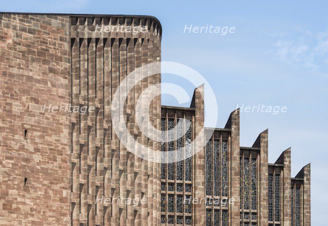 Coventry Cathedral, West Midlands, 2014. Artist: Steven Baker.