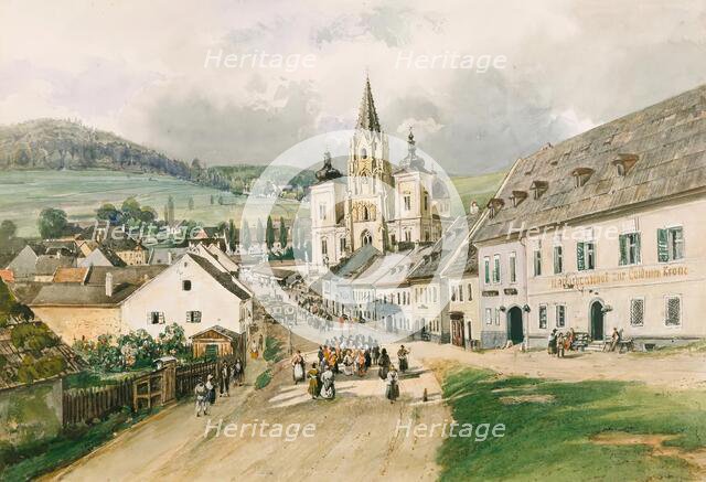 Mariazell, around 1840. Creator: Thomas Ender.