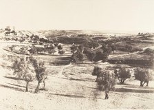 Jérusalem, Chemin de Beit-Lehem, 1854. Creator: Auguste Salzmann.
