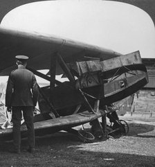 'Armour plated German plane used to attack the Allied trenches', World War I, c1914-c1918. Artist: Realistic Travels Publishers