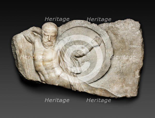 Relief of a Falling Warrior, 2nd century. Creator: Unknown.