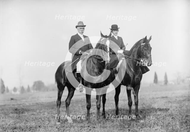 Edgewood Hunt - Colonel Thompson; Mrs. W.S. Bowen, 1912. Creator: Harris & Ewing.