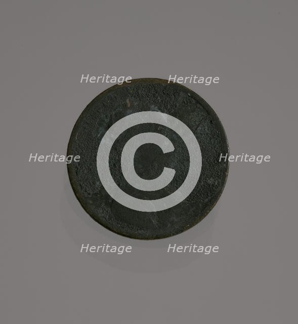 Riot penny charred during the 1921 Tulsa Race Massacre, 1909-1921. Creator: United States Mint.