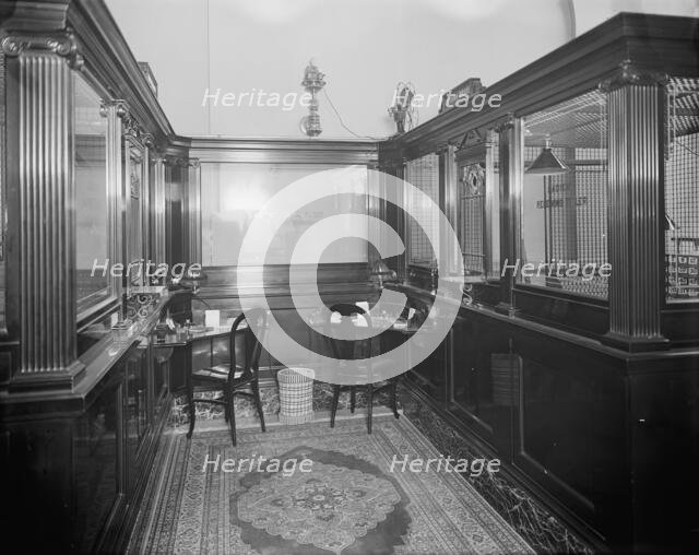 Ladies' dept., 34th St. [Thirty-fourth Street] National Bank, New York City, between 1900 and 1910. Creator: Unknown.