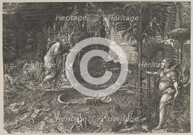 Allegory of Life, 1561. Creator: Giorgio Ghisi.