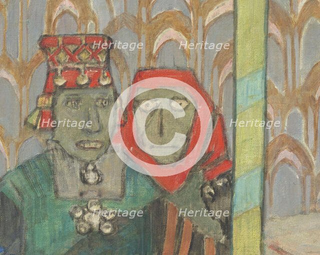 The spirited off into the Mountain, 1928. Creator: Gerhard Munthe.