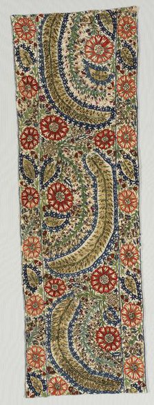 Portion of a Bedspread, 1700s. Creator: Unknown.