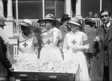 Red Cross Luncheon On General Scott's Lawn - Ladies; Shipps, Right, 1917. Creator: Harris & Ewing.