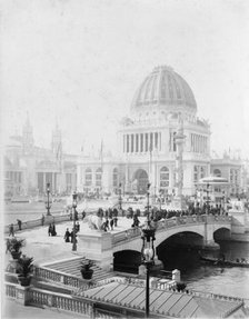 Exposition grounds, World's Columbian Exposition, Chicago, 1893. Creator: Frances Benjamin Johnston.