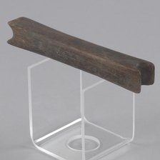 Wood leatherworking slicker (scraping tool), ca. 1850-1900. Creator: Unknown.