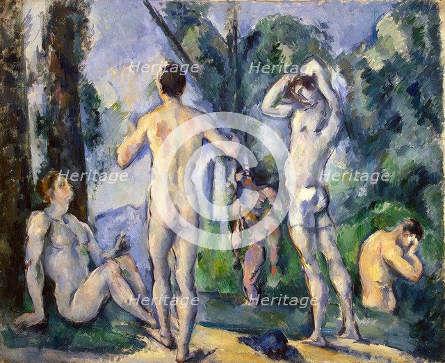 'Bathers', c1890.  Artist: Paul Cezanne
