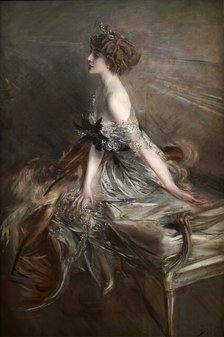 Portrait of Princess Marthe Bibesco (1886-1973), 1911. Creator: Boldini, Giovanni (1842-1931).