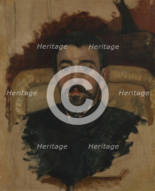 Portrait of the painter Giuseppe de Nittis, Before 1883. Creator: Edouard Manet.