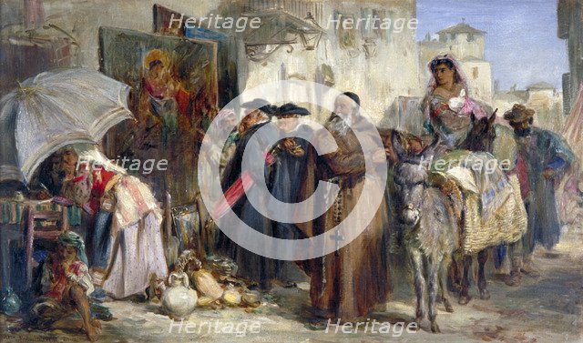 'The Letter Writer', 1869. Artist: Keeley Halswelle