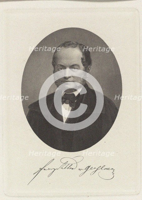 Portrait of Franz Anton von Gerstner (1796-1840), .