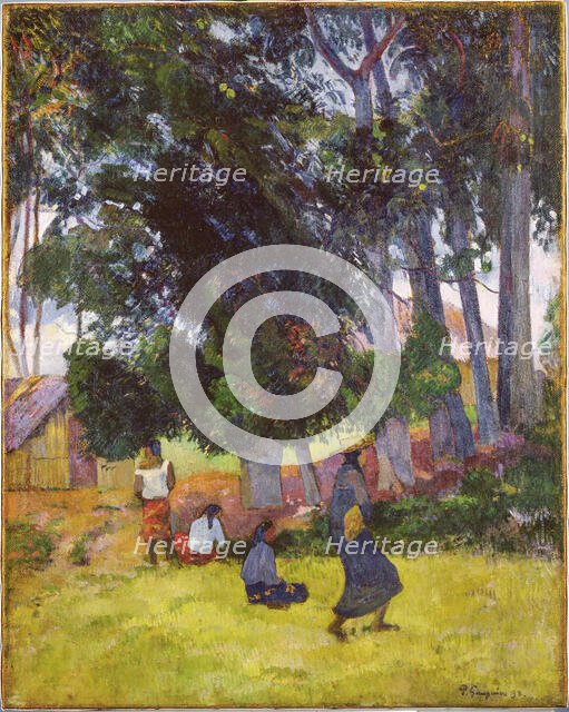 Paysage de Tahiti, 1892. Creator: Gauguin, Paul Eugéne Henri (1848-1903).