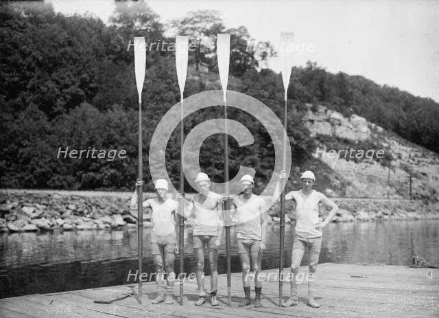 Columbia Varsity four (1913), 1913. Creator: Bain News Service.