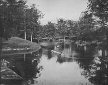 'Lakelet in the Grounds of the Soldier's Home, Milwaukee', c1897. Creator: Unknown.