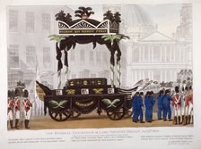 View of the funeral procession of Lord Nelson, London, 1806. Artist: Edward Orme