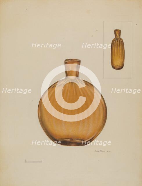 Flask, c. 1936. Creator: John Tarantino.