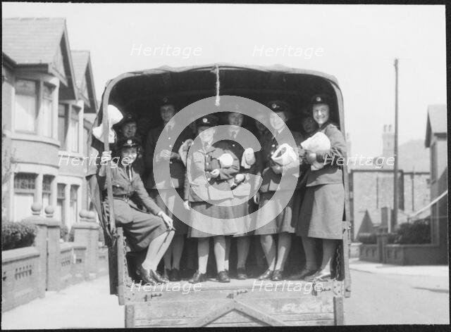 Royal Air Force No. 2 School of Photography, Palatine Road, Blackpool, 1942-1943. Creator: Barnet Saidman.