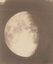 The Moon, 1857-60. Creators: John Adams Whipple, James Wallace Black.