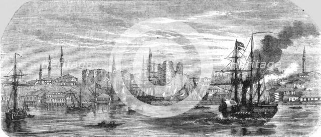 'Port and part of the town of Gallipoli', 1854. Creator: Unknown.