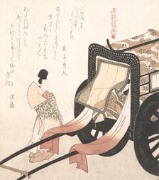 Court Carriage, 19th century. Creator: Kubo Shunman.