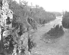 Kaministiquia River, below Kakabeka Falls, Canada, c1900. Creator: Unknown.