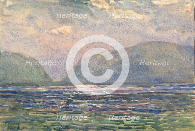 Noon above Newburgh, 1916. Creator: Frederick Childe Hassam.