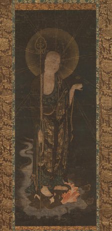 Welcoming Descent of Jizo, early 14th century. Creator: Unknown.