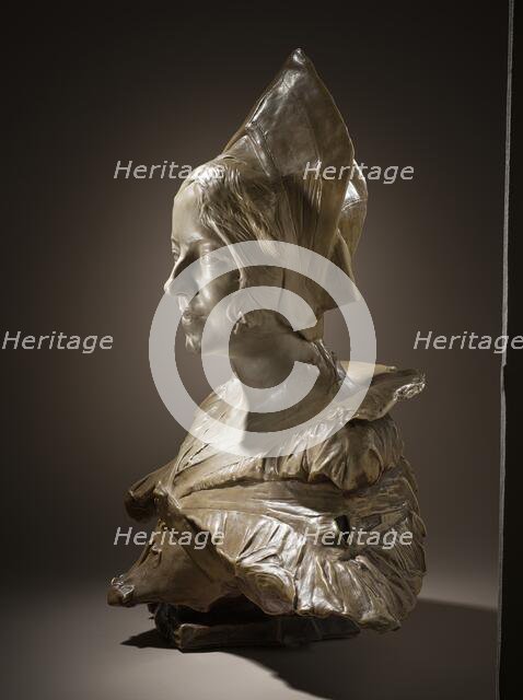 Portrait of Loyse Labbé (image 2 of 5), c.1887. Creator: Jean-Joseph Carriès.