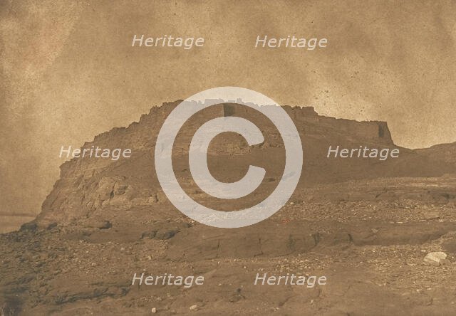 Vue de la Fortresse d'Ibrym, March 31, 1850. Creator: Maxime du Camp.