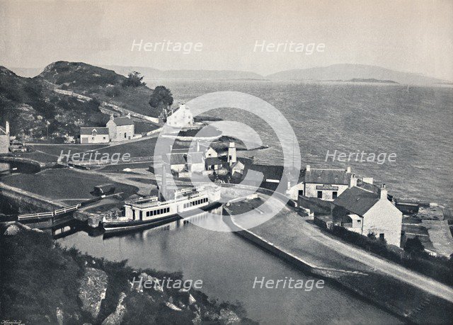 'Crinan - The Western Terminus of the Canal and the Sound of Jura', 1895. Artist: Unknown.