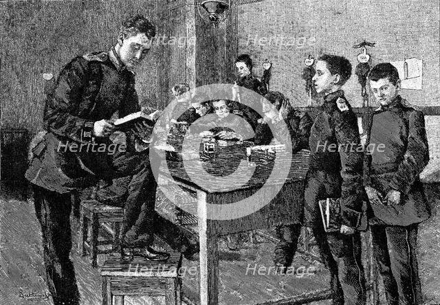 At the Cadet Corps, 1894. Creator: Bakmanson, Hugo Karlovich (1860-1953).