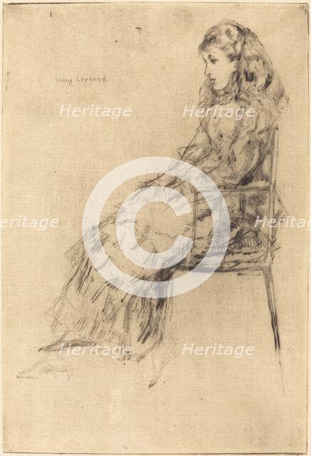 Fanny Leyland, 1873. Creator: James Abbott McNeill Whistler.