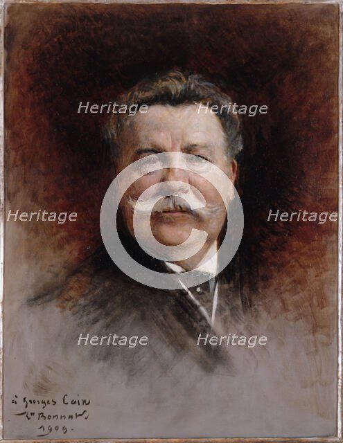 Portrait of Georges Cain (1853-1919), painter and writer, 1909. Creator: Unknown.