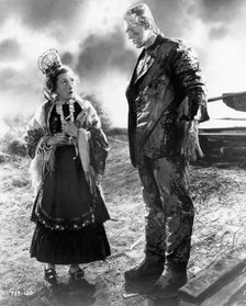 Boris Karloff as Frankenstein, 1931. Artist: Unknown
