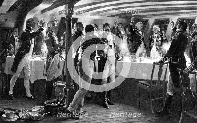 'The Evening Before the Battle of Copenhagen', 1801. Artist: Unknown