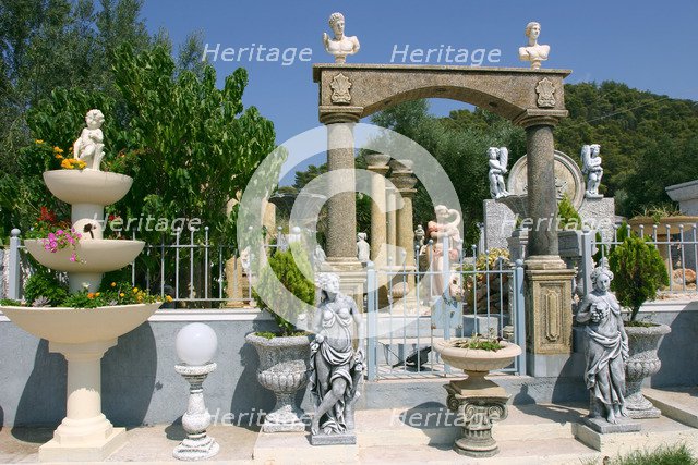 Ornamental Statues, Kefalonia, Greece