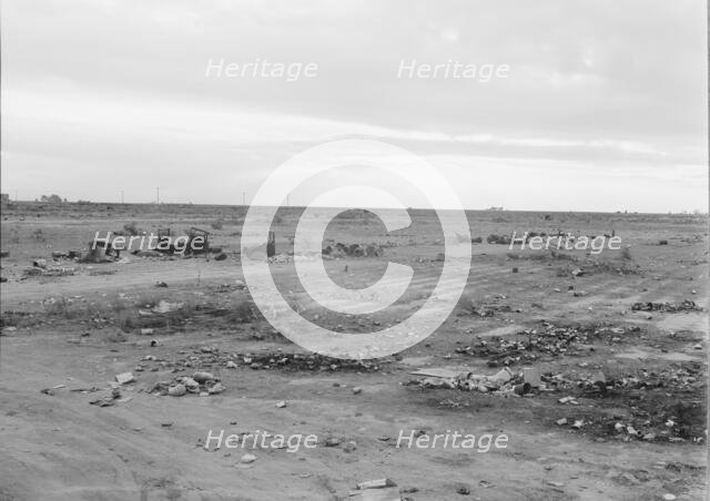 The last frontier, Kern County, California, 1938. Creator: Dorothea Lange.