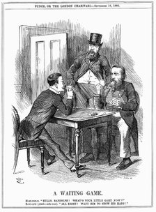 'A Waiting Game', 1886. Artist: John Tenniel