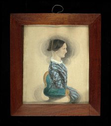 Portrait of a Lady, ca. 1850. Creator: James Sanford Ellsworth.