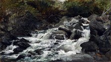 Mountain stream, Otira Gorge,  c1893. Creator: Petrus van der Velden.